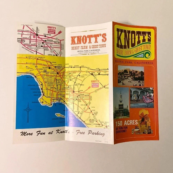 Vintage Knotts Berry Farm Ghost Town California Buena Park Brochures Pamphlets - Picture 7 of 10